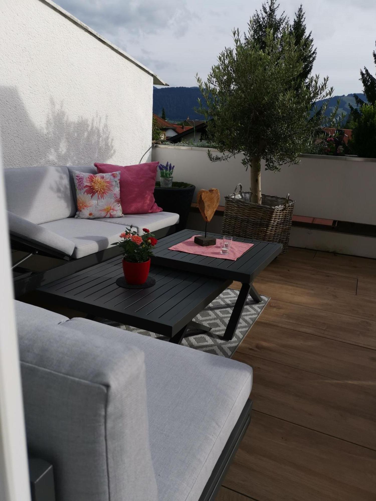 Apartmán Almi - Alpenglueck Traumhafte Whg.M.20Qm Dachterr. Oberstaufen Exteriér fotografie